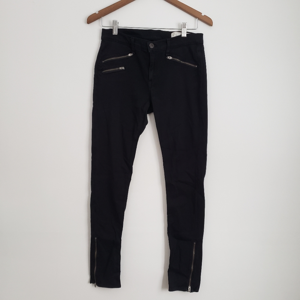Rag & Bone for Aritzia Black Legging Zipper Jeans